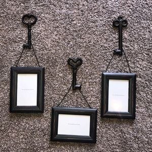 3 piece set key picture frames